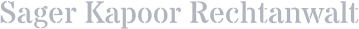 Sager Kapoor Rechtanwalt