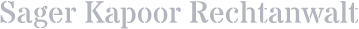 Sager Kapoor Rechtanwalt
