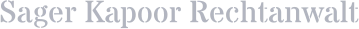 Sager Kapoor Rechtanwalt
