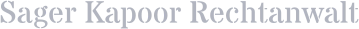 Sager Kapoor Rechtanwalt